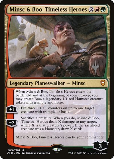 Minsc & Boo, Timeless Heroes card art