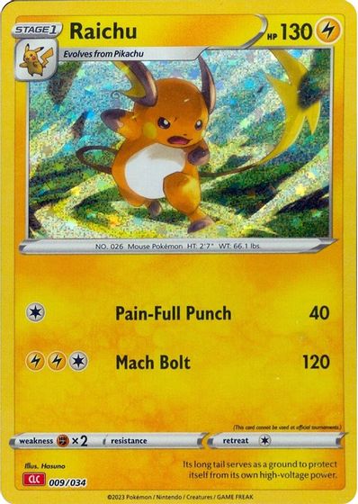Raichu card art
