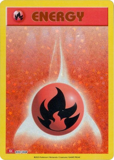 Basic Fire Energy card art