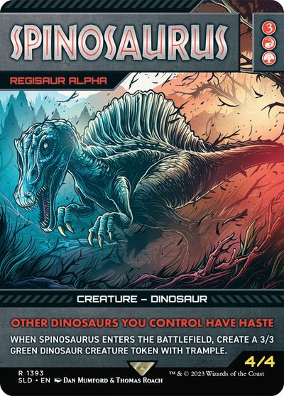 Spinosaurus - Regisaur Alpha card art