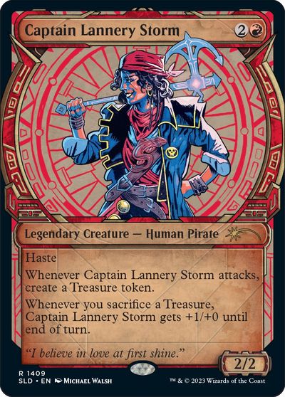 Captain Lannery Storm card art