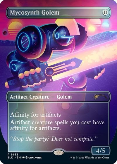 Mycosynth Golem (Rainbow Foil) card art