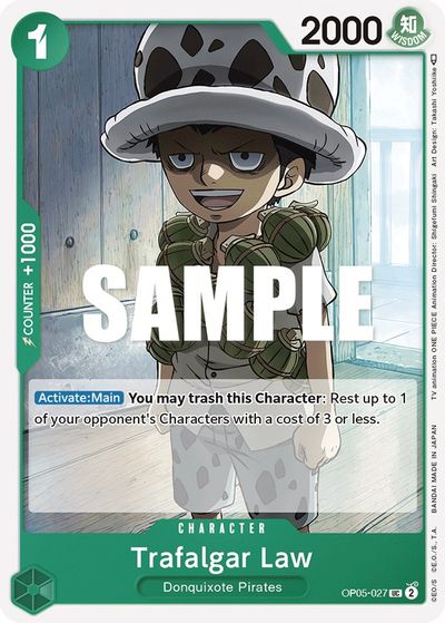 Trafalgar Law (027) card art