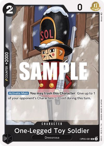 One-Legged Toy Soldier card art