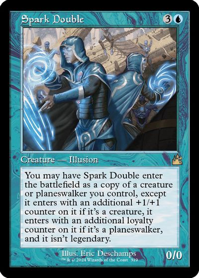 Spark Double (Retro Frame) card art