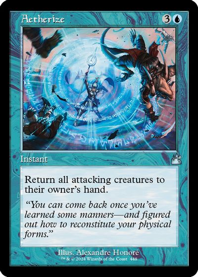 Aetherize (Retro Frame) card art