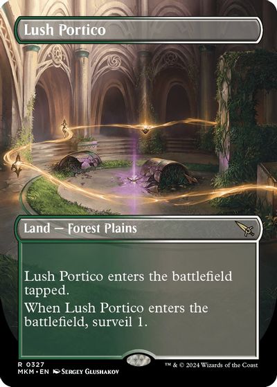 Lush Portico (Borderless) card art