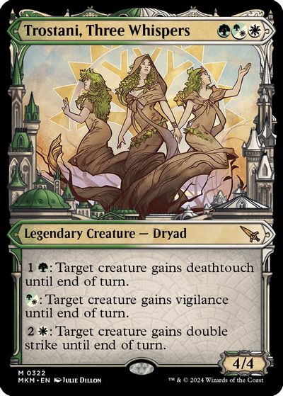 Trostani, Three Whispers (Showcase) (0322) card art