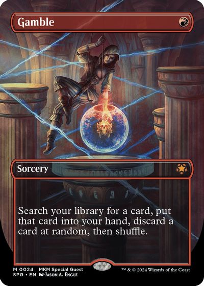 Gamble (Borderless) card art