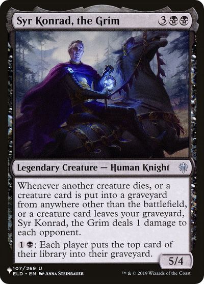 Syr Konrad, the Grim card art