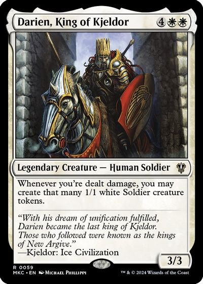 Darien, King of Kjeldor card art