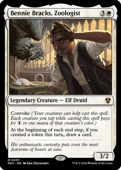 Bennie Bracks, Zoologist card art