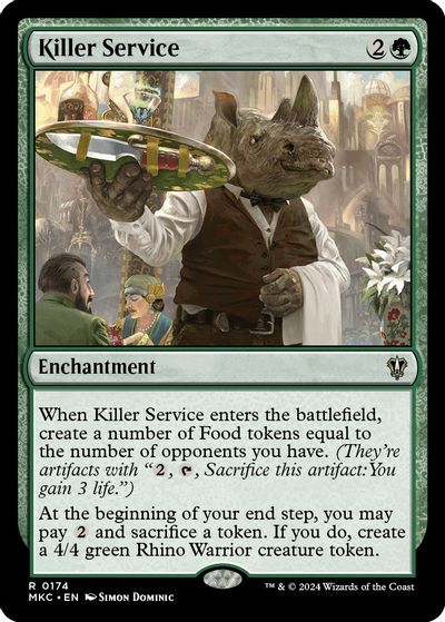 Killer Service card art