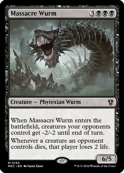 Massacre Wurm card art