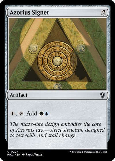 Azorius Signet card art