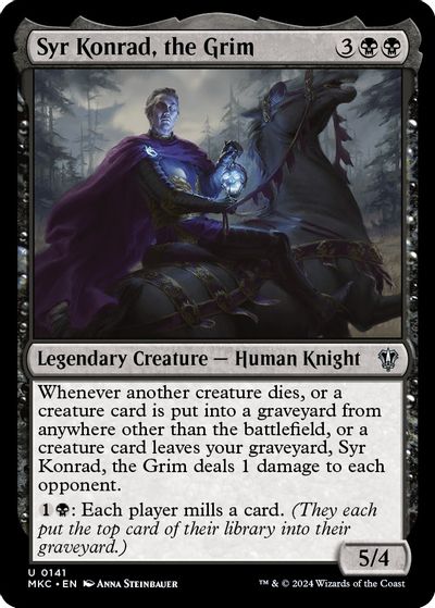 Syr Konrad, the Grim card art