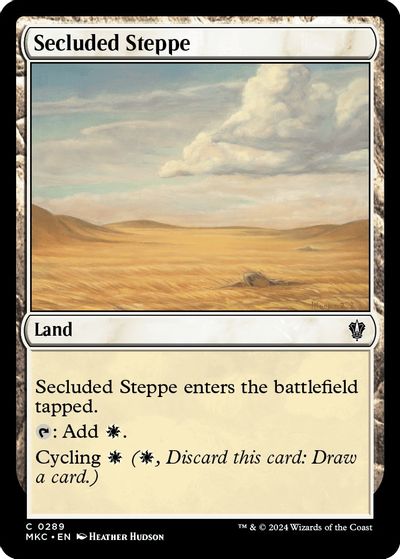 Secluded Steppe card art
