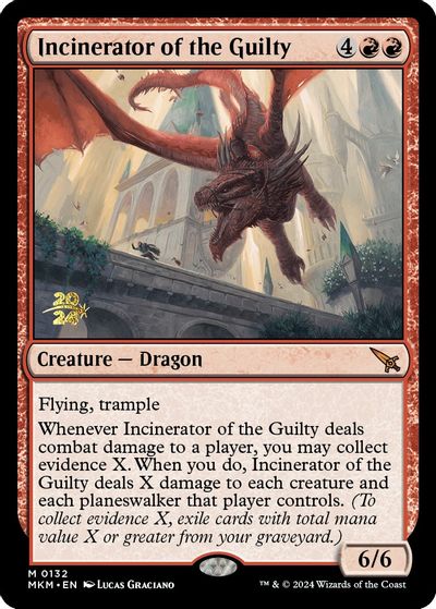 Incinerator of the Guilty card art