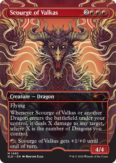 Scourge of Valkas card art