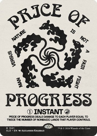Price of Progress card art