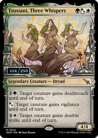 Trostani, Three Whispers (Serial Numbered) card art