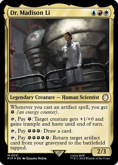 Dr. Madison Li (Surge Foil) card art