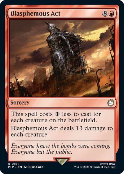 Blasphemous Act card art