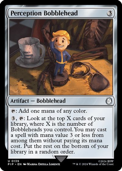Perception Bobblehead card art