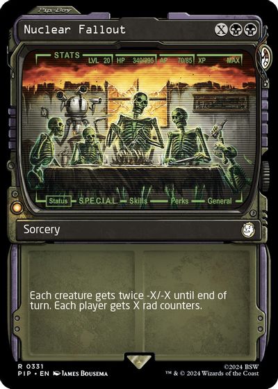 Nuclear Fallout (Showcase) card art