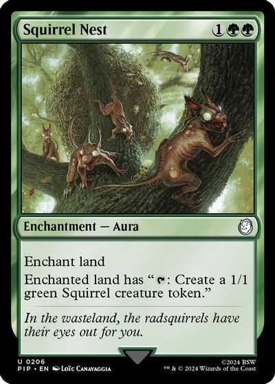 Squirrel Nest card art