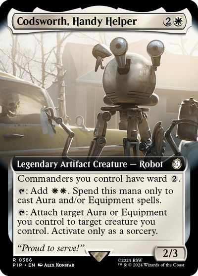 Codsworth, Handy Helper (Extended Art) card art