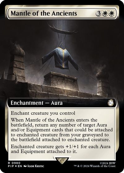 Mantle of the Ancients (Extended Art) (Surge Foil) card art