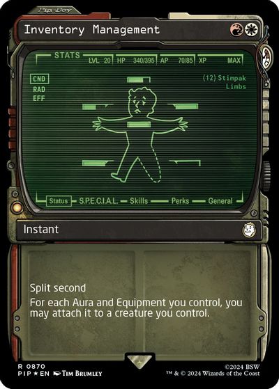 Inventory Management (Showcase) (Surge Foil) card art