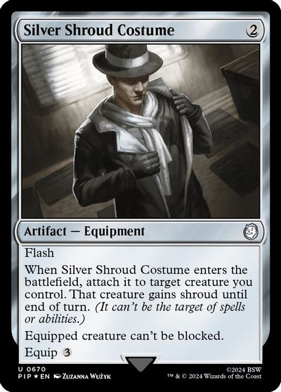 Silver Shroud Costume (Surge Foil) card art