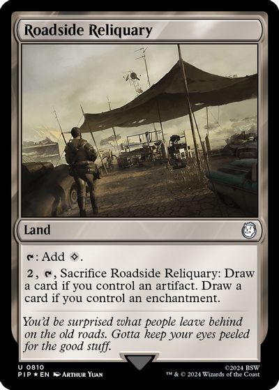 Roadside Reliquary (Surge Foil) card art