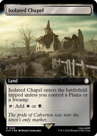 Isolated Chapel (Extended Art) (Surge Foil) card art