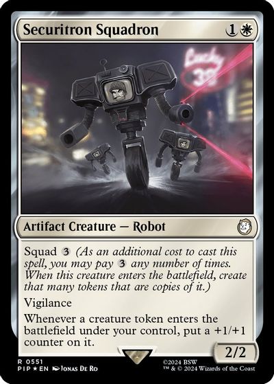 Securitron Squadron (Surge Foil) card art
