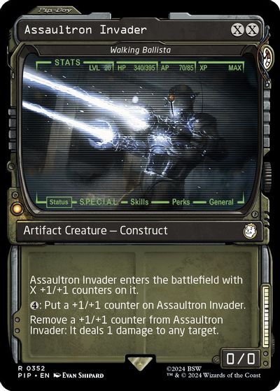 Assaultron Invader - Walking Ballista (Showcase) card art