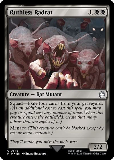 Ruthless Radrat (Surge Foil) card art