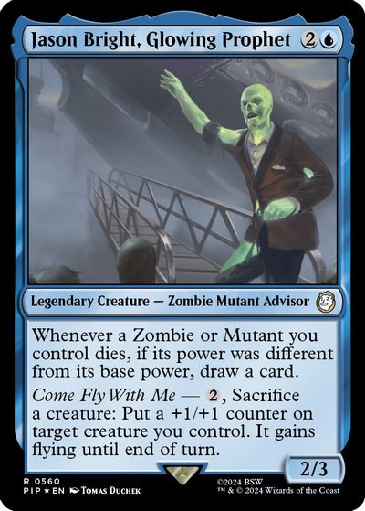 Jason Bright, Glowing Prophet (Surge Foil) card art