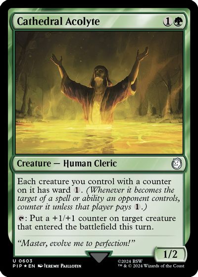 Cathedral Acolyte (Surge Foil) card art