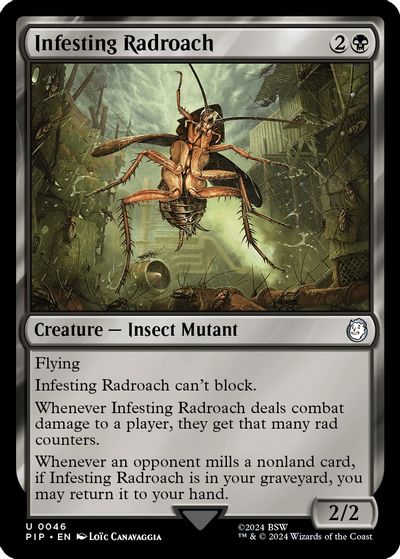 Infesting Radroach card art