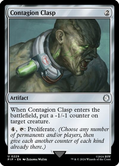 Contagion Clasp card art