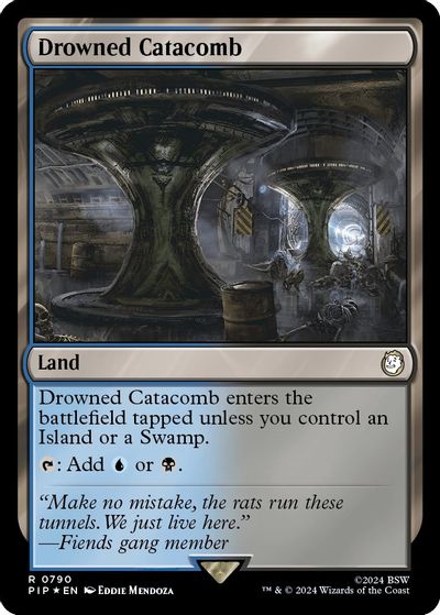 Drowned Catacomb (Surge Foil) card art