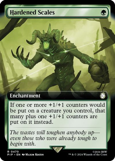 Hardened Scales (Extended Art) card art
