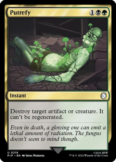 Putrefy card art