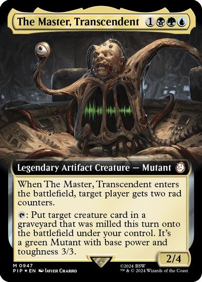 The Master, Transcendent (Extended Art) (Surge Foil) card art