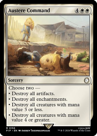 Austere Command card art