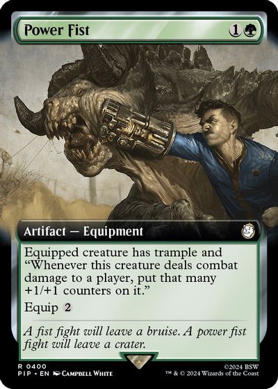 Power Fist (Extended Art) card art