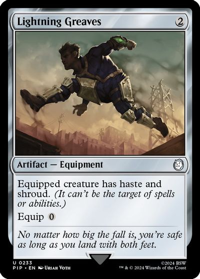 Lightning Greaves card art